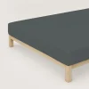 schlafgut Premium-Spannbettlaken grau