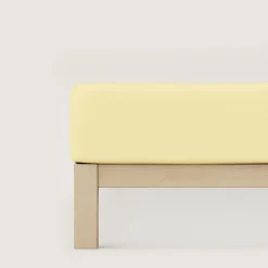 schlafgut Premium-Spannbettlaken gelb