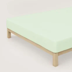 schlafgut Premium-Spannbettlaken grün