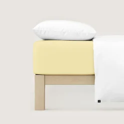 schlafgut Premium-Spannbettlaken gelb