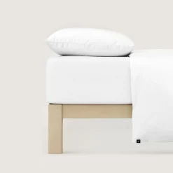 schlafgut Premium-Spannbettlaken weiß