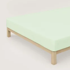 schlafgut Premium-Spannbettlaken grün