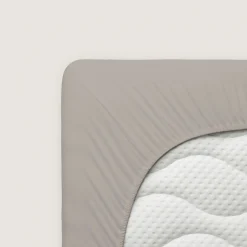 schlafgut Premium-Spannbettlaken braun