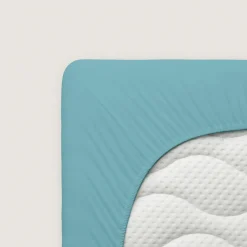 schlafgut Pure-Boxspring-Spannbettlaken grün