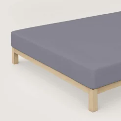 schlafgut Pure-Boxspring-Spannbettlaken grau