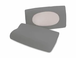 schlafgut Pure-flexible-Kissenbezug grau