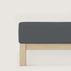 schlafgut Pure-Spannbettlaken grau