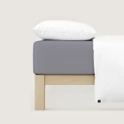 schlafgut Pure-Spannbettlaken grau