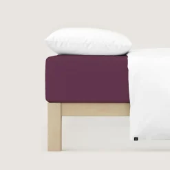 schlafgut Pure-Spannbettlaken violett