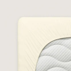 schlafgut Pure-Spannbettlaken gelb