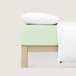 schlafgut Pure-Spannbettlaken grün