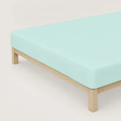 schlafgut Pure-Spannbettlaken grün