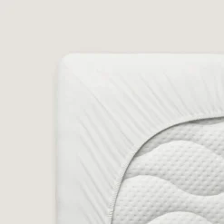 schlafgut Pure-Topper-Spannbettlaken weiß