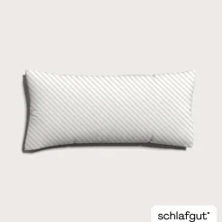schlafgut WOVEN-FADE-Kissenbezug weißbeige