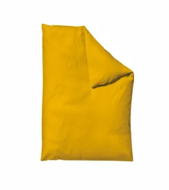 schlafgut WOVEN-SATIN-Bettbezug gelb
