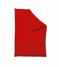 schlafgut WOVEN-SATIN-Bettbezug rot