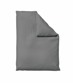 schlafgut WOVEN-SATIN-Bettbezug grau