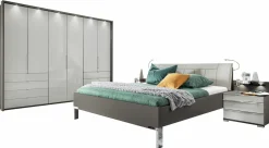 Schlafzimmer grau