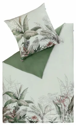 SCHÖNER WOHNEN Bettwäsche grün
