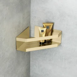 SCHÖNER WOHNEN Eckablage goldfarben