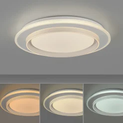 SCHÖNER WOHNEN LED-Deckenleuchte 1flg weiß