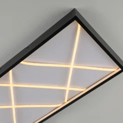 SCHÖNER WOHNEN LED-Deckenleuchte 1flg schwarz