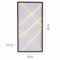 SCHÖNER WOHNEN LED-Deckenleuchte 1flg schwarz