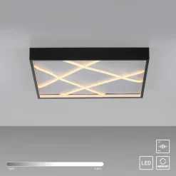 SCHÖNER WOHNEN LED-Deckenleuchte 1flg schwarz