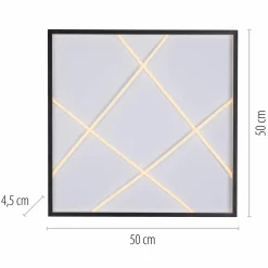 SCHÖNER WOHNEN LED-Deckenleuchte 1flg schwarz