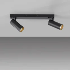 SCHÖNER WOHNEN LED-Deckenleuchte 2flg schwarz