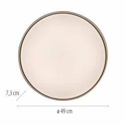 SCHÖNER WOHNEN LED-Deckenleuchte 1flg beige