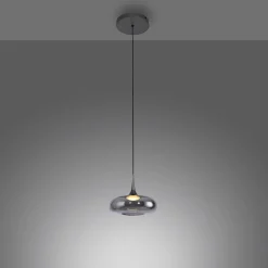 SCHÖNER WOHNEN LED-Pendelleuchte 1flg grau