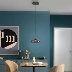 SCHÖNER WOHNEN LED-Pendelleuchte 1flg grau