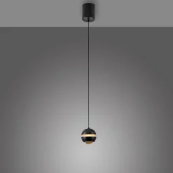 SCHÖNER WOHNEN LED-Pendelleuchte 1flg schwarz