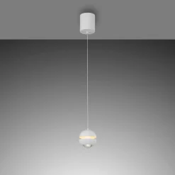 SCHÖNER WOHNEN LED-Pendelleuchte 1flg weiß