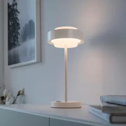 SCHÖNER WOHNEN LED-Tischleuchte 1flg beige