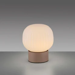 SCHÖNER WOHNEN LED-Tischleuchte 1flg braun