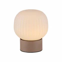 SCHÖNER WOHNEN LED-Tischleuchte 1flg braun