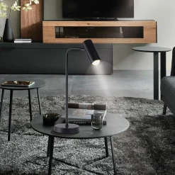 SCHÖNER WOHNEN LED-Tischleuchte 1flg schwarz