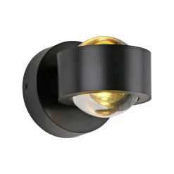 SCHÖNER WOHNEN LED-Wandleuchte 2flg schwarz