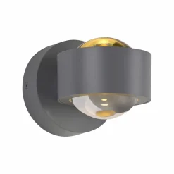 SCHÖNER WOHNEN LED-Wandleuchte 2flg silberfarben