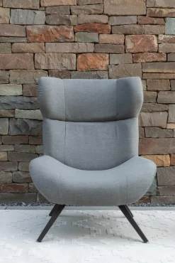 SCHÖNER WOHNEN Ohrensessel grauschwarz