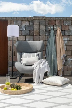 SCHÖNER WOHNEN Ohrensessel grauschwarz