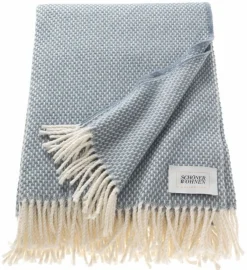 SCHÖNER WOHNEN Plaid blau