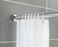 SCHÖNER WOHNEN Teleskop-Duschstange 70-115cm silberfarben