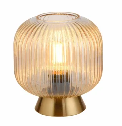 SCHÖNER WOHNEN Tischleuchte 1flg transparent