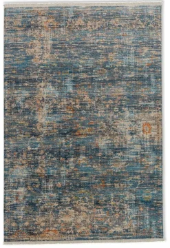 SCHÖNER WOHNEN Webteppich blau