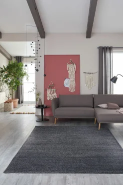 SCHÖNER WOHNEN Webteppich grau