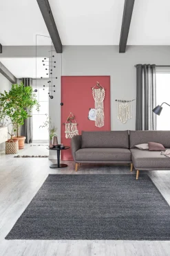 SCHÖNER WOHNEN Webteppich grau