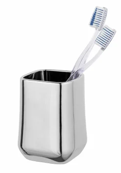 SCHÖNER WOHNEN Zahnputzbecher silberfarben